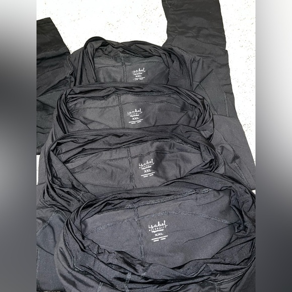 (4) black maternity cropped leggings size XXL - Picture 6 of 6